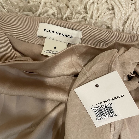 Club Monaco Beige Slip Skirt NWT - Picture 4 of 4